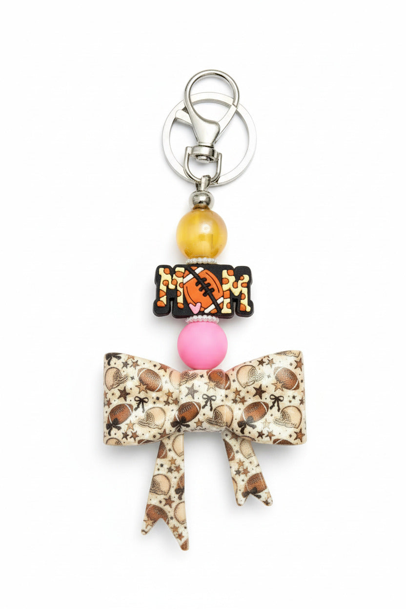 Football Mom Keychain