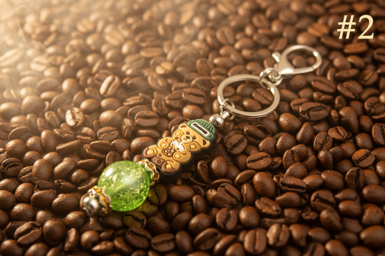 Beary Bean Key Chain