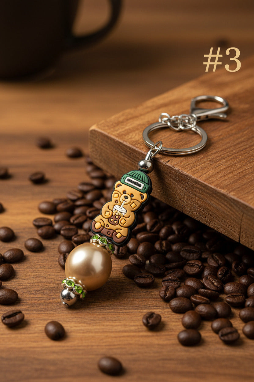 Beary Bean Key Chain