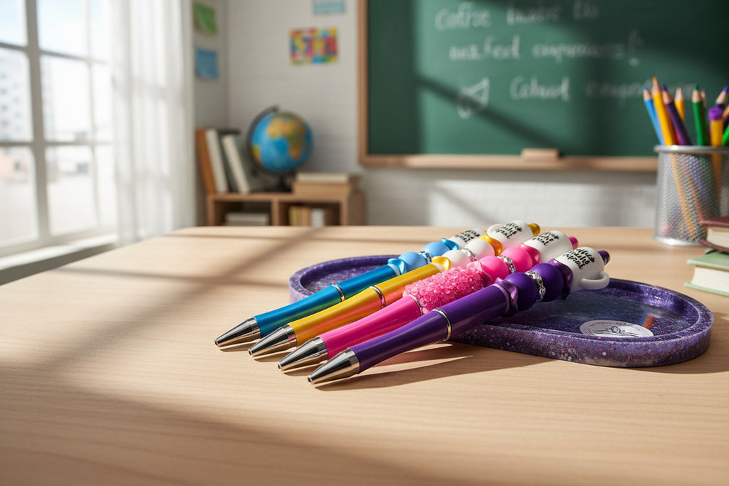 Coffee, Teach, Repeat Cup Pen