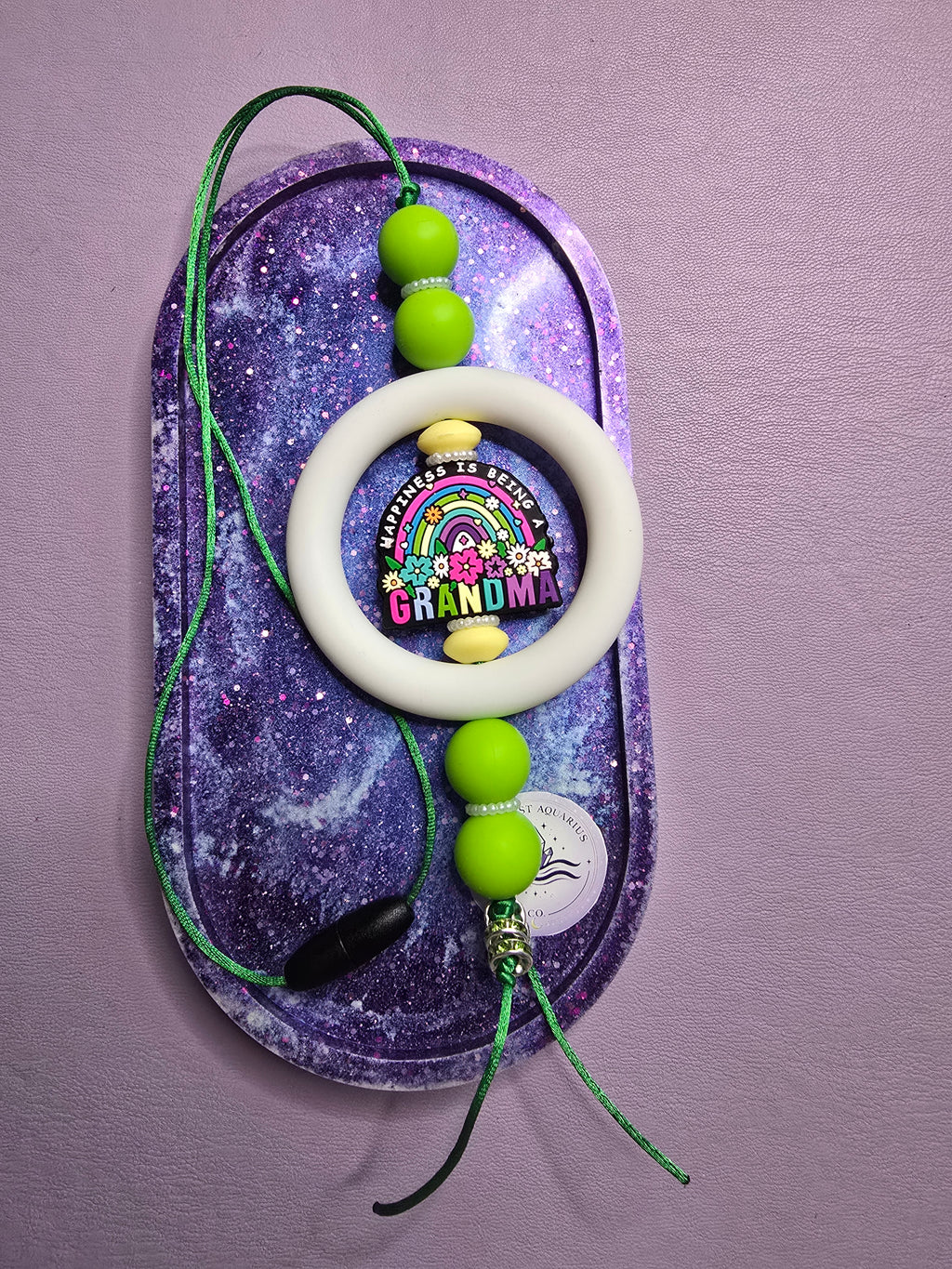 Happiness is Being a Grandma Car Charms