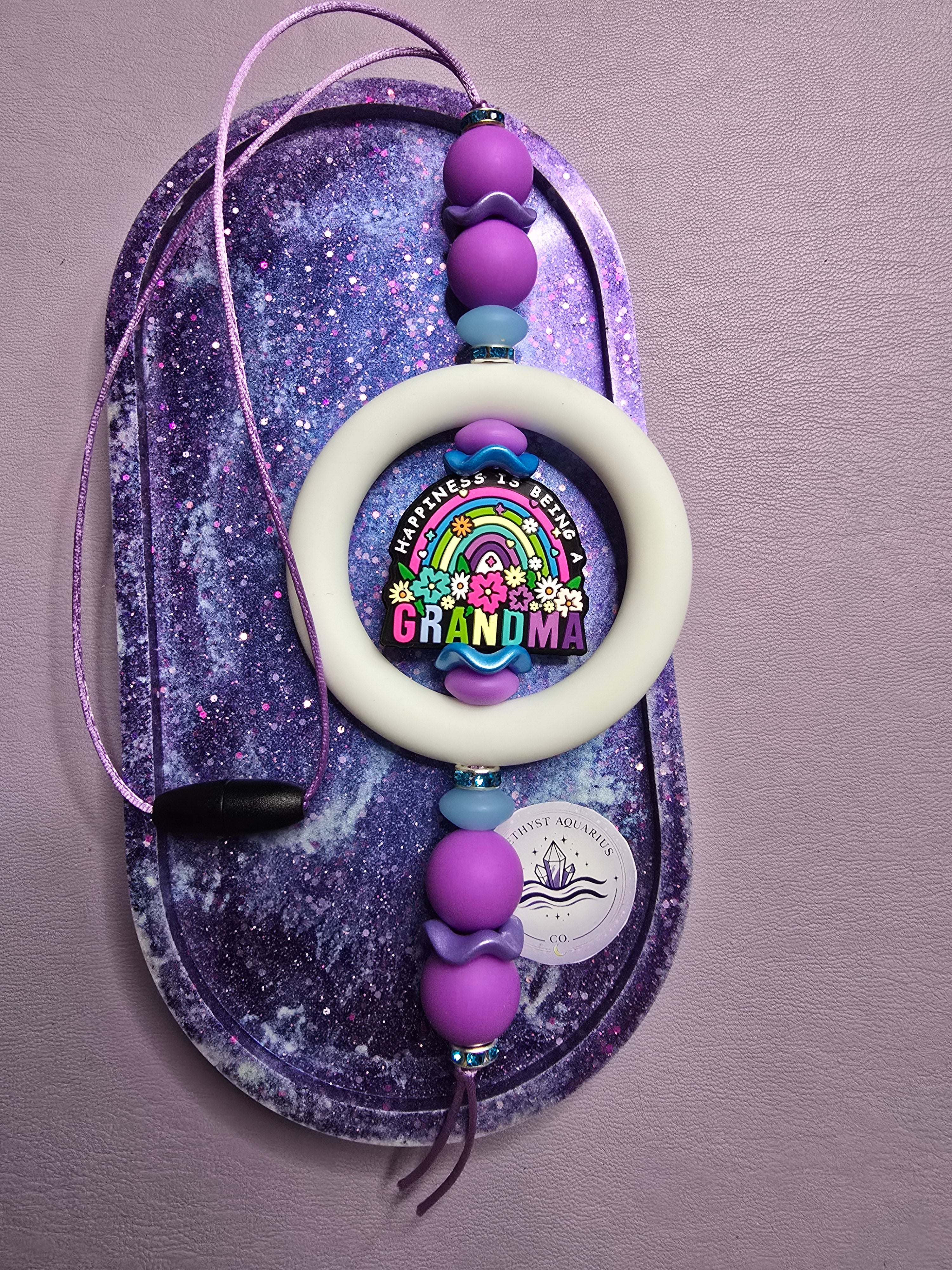 Happiness is Being a Grandma Car Charms