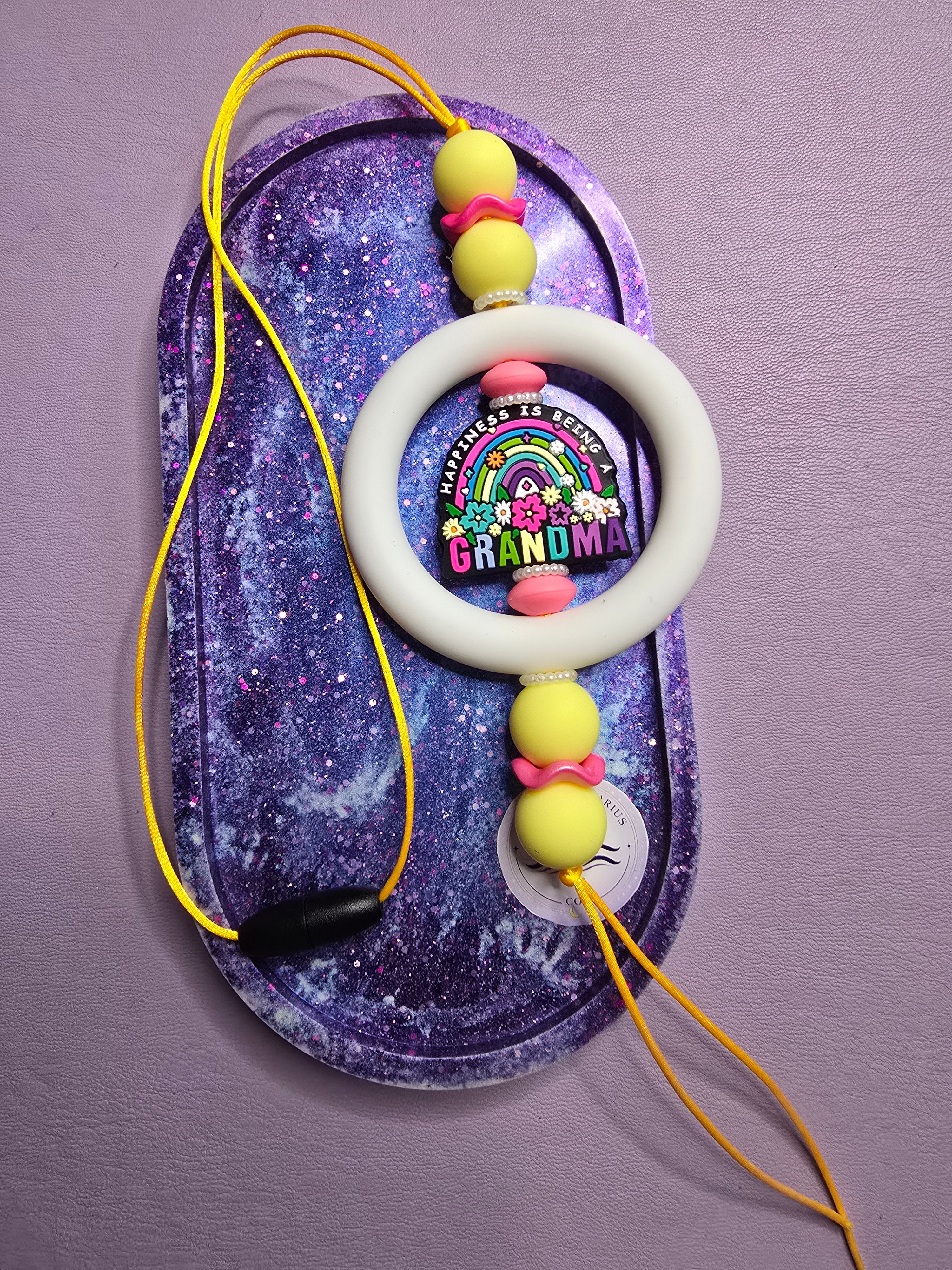 Happiness is Being a Grandma Car Charms