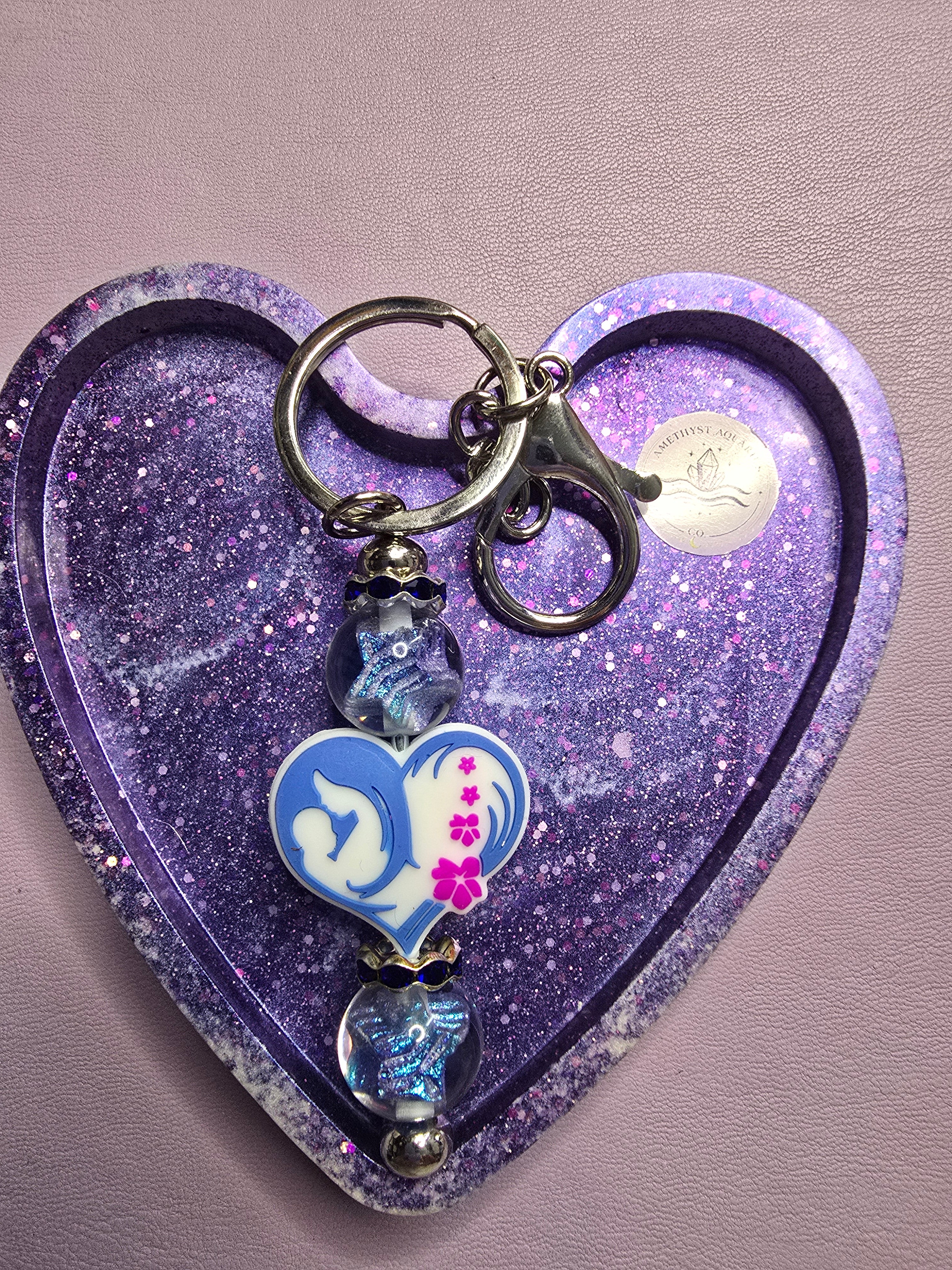 Mother's Heart Keychains