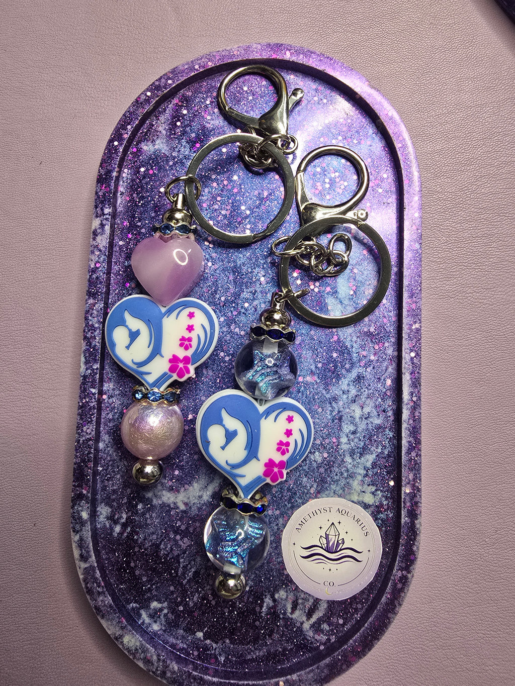 Mother's Heart Keychains